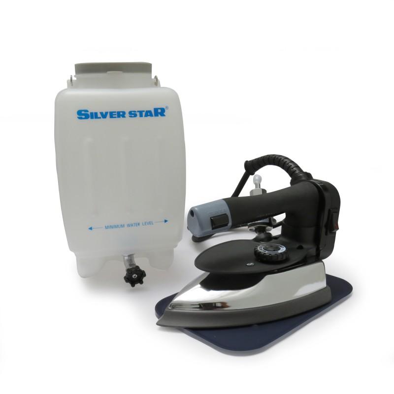 Plancha industrial a vapor SILVER STAR incluye zapata y resina ES-300LBZR