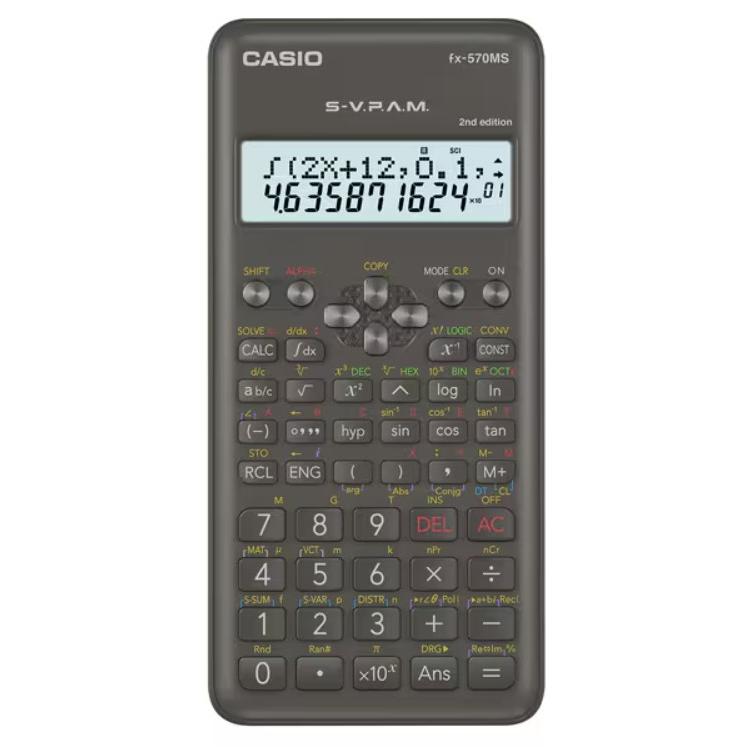 Calculadora científica Casio FX-570MS-2 segunda edición estándar