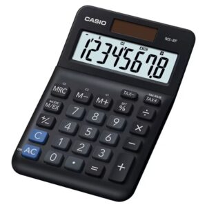 Calculadora Casio de mesa 8 dígitos con funciones de impuestos – Modelo MS-8F