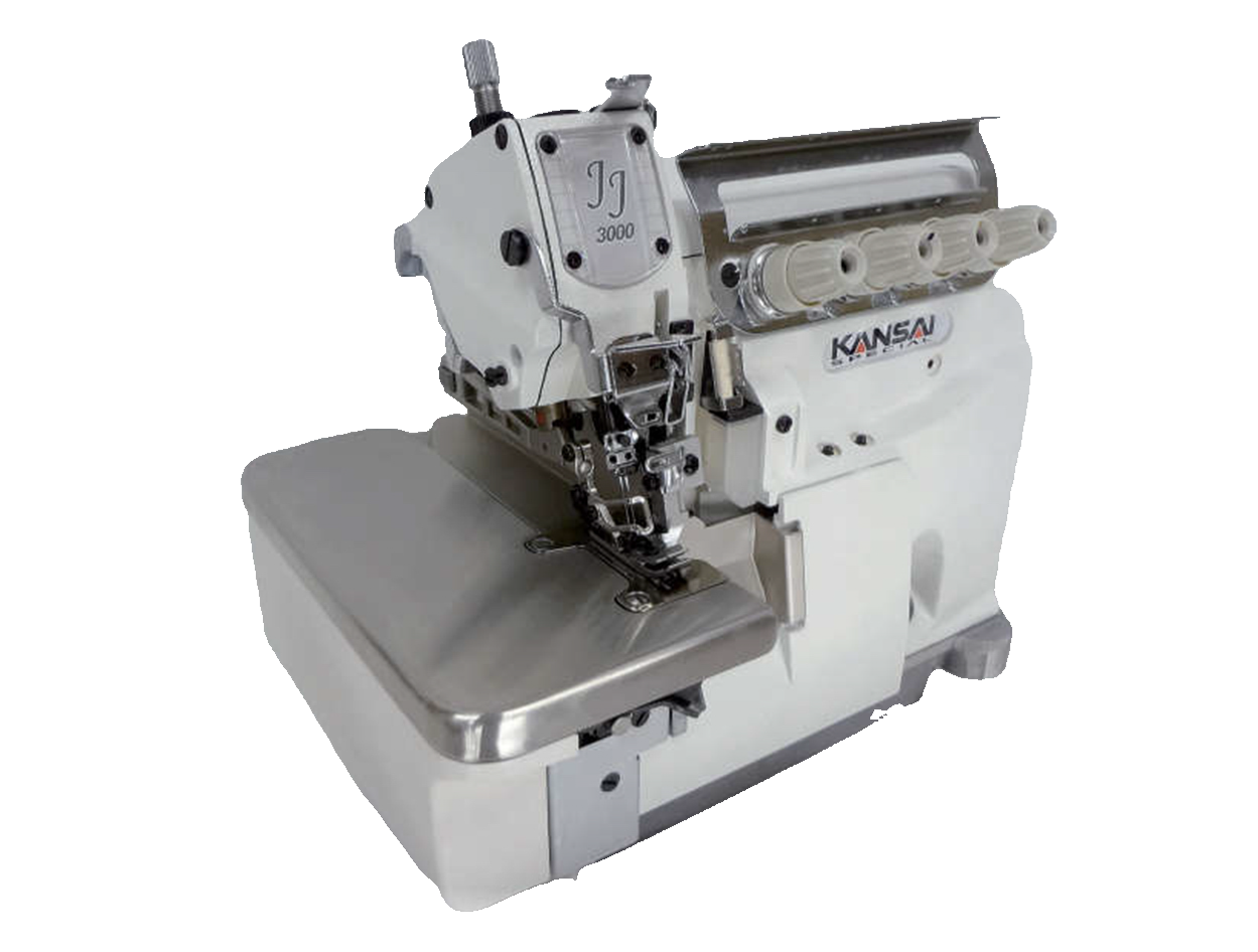 Máquina Kansai Special overlock 5 hilos liviana completa