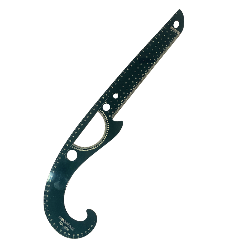 Regla acrílica gradual