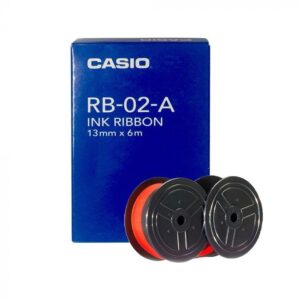 Cinta bicolor Casio RB-02 (negro/rojo) para serie DR