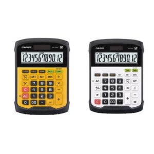 Calculadora Casio de mesa a prueba de agua y polvo con teclado desmontable – Modelo WD-320MT