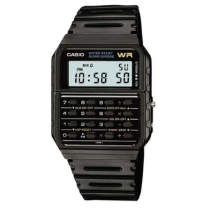 Reloj casio digital CA-53W-1 con calculadora color negro