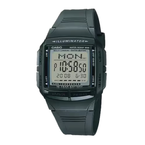 Reloj casio DB-36-1AV digital telememo negro