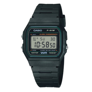 Reloj Casio F-91W-3 digital clásico alarma cronometro