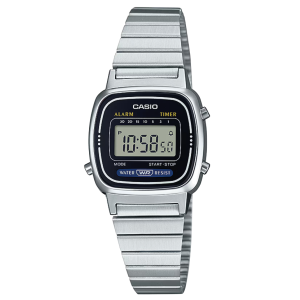 Reloj casio LA-670WA-1 digital acero inoxidable color plata