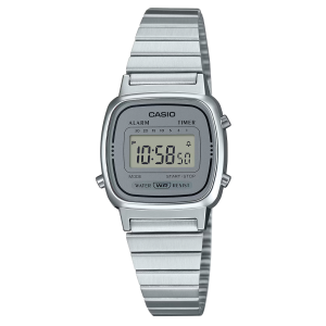Reloj casio LA-670WA-7 metalizado clásico para dama