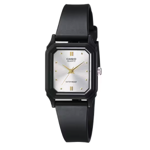 Reloj Casio LQ-142E-7A análogo minimalista esfera blanca