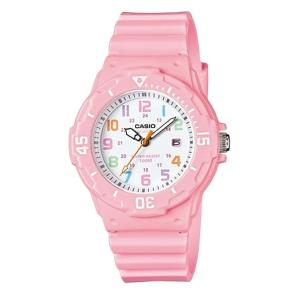 Reloj casio LRW-200H-4B2V rosa analogico para dama