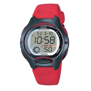 Reloj Casio LW-200-4AV deportivo digital rojo para dama