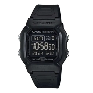 Reloj Casio W-800H-1BV deportivo digital color negro