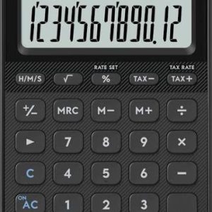 Calculadora Casio de mesa 12 digitos color azul – Modelo MS-20YC-BK