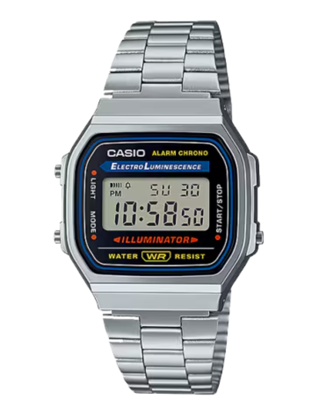 Casio plateado A-158WA-1