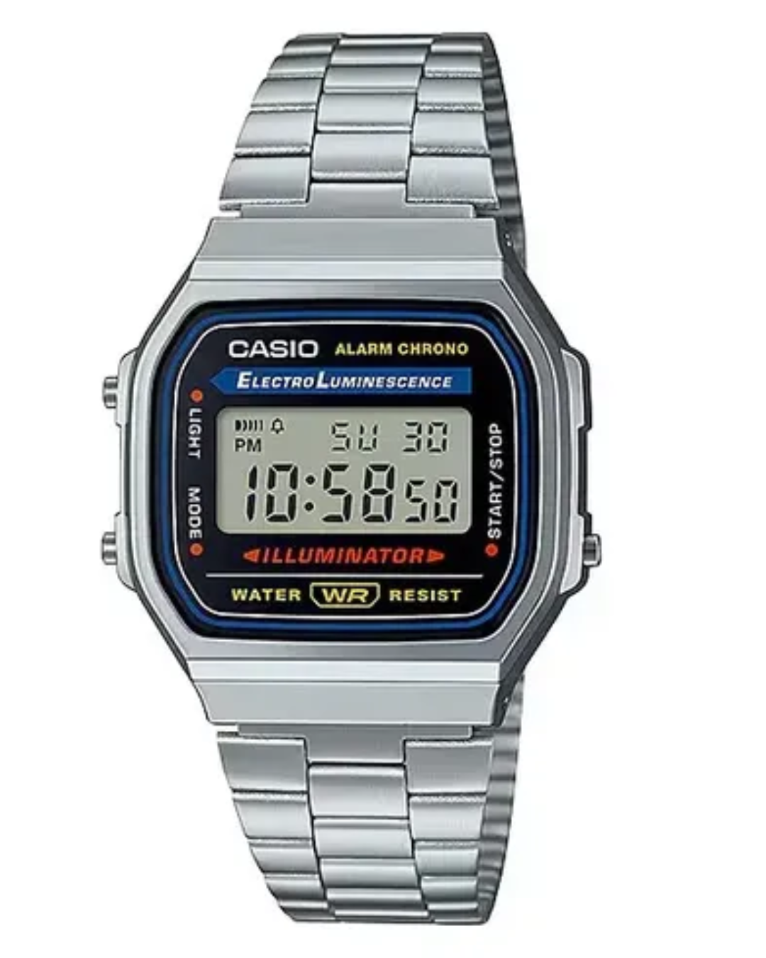 Casio plateado A-168WA-1