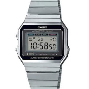 Reloj casio plateado A-700W-1A