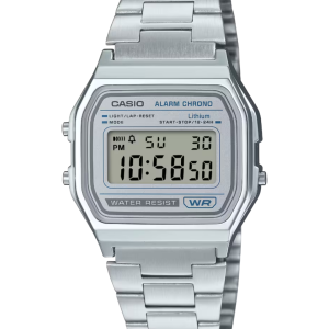 Reloj casio vintage digital plateado A158WEA-7
