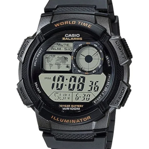 Reloj casio digital world time negro AE-1000W-1AV