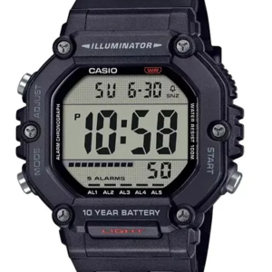 Reloj casio digital deportivo negro iluminator - AE-1600H-1AV
