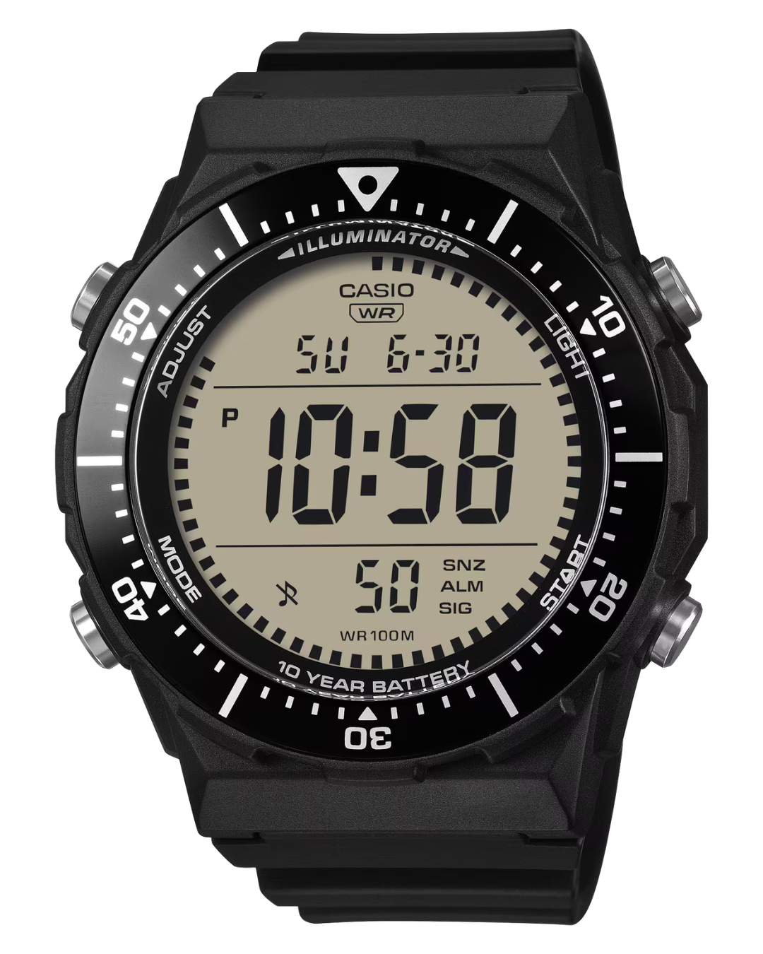 Reloj casio digital deportivo negro AE-1700H-1AV