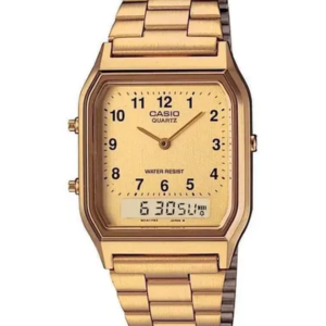 Reloj Casio Vintage AQ-230GA-9B Dorado Acero Inoxidable