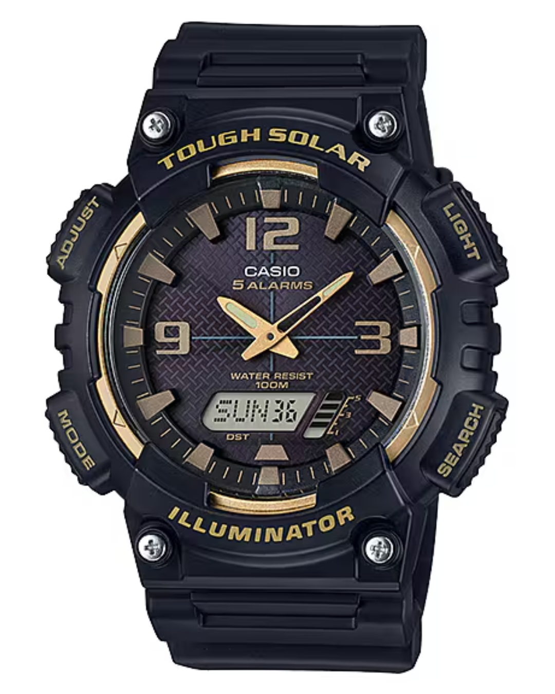 Reloj Casio AQ-S810W-1A3V Hombre Resina Negro | CAS-243