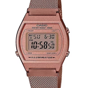 B-640WMR-5A Reloj Casio para Mujer, Vintage Clásico Illuminator