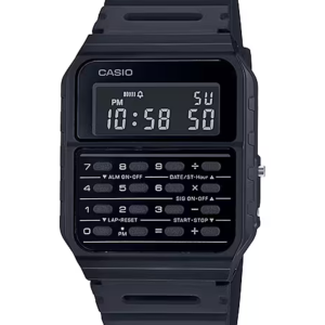 Reloj unisex Casio, calculadora, banco de datos CA-53WF-1bdf, color de la correa: negro