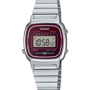 Casio Reloj metálico para mujer LA-670WA-4