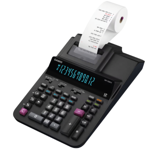 Calculadora sumadora casio DR-120RII color negra