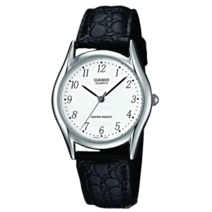 Casio LTP-1094E-7B plateado con correa negra