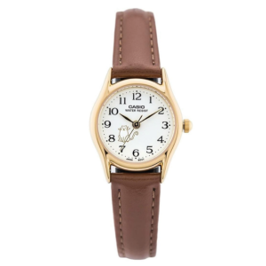 Reloj Casio LTP-1094Q-7B8 dorado con correa de cuero