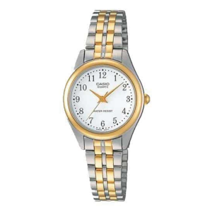 Reloj Casio LTP-1129G-7B metalizado dorado y plateado