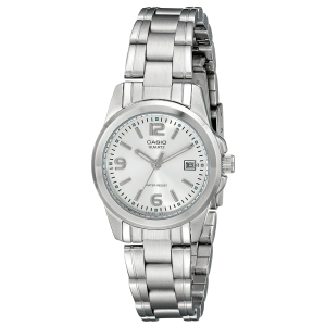 Reloj Casio LTP-1215A-7B2 análogo metalizado plateado