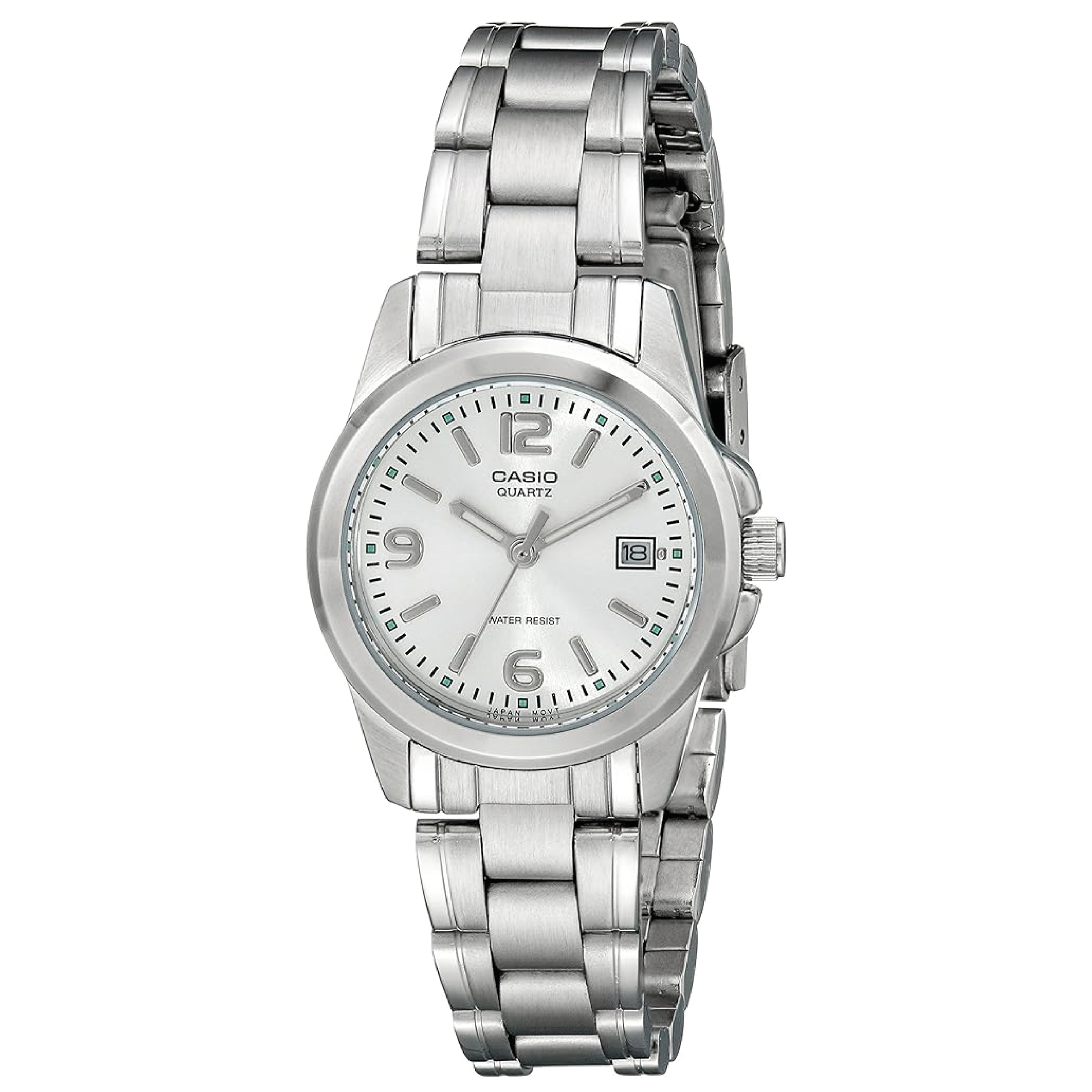 Reloj Casio LTP-1215A-7A analogo metalizado plateado