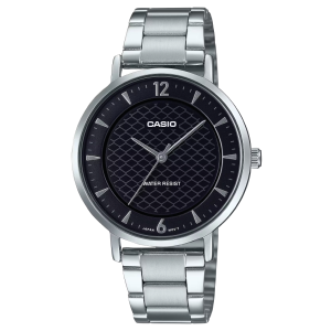 Reloj Casio LTP-VT04D-1A análogo metalizado plateado