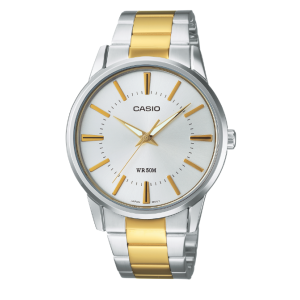 Reloj Casio MTP-1303SG-7AV análogo metalizado dorado y plateado