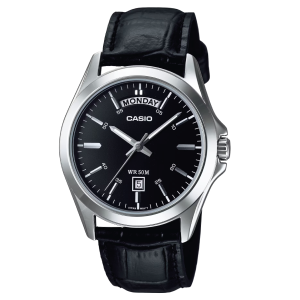 Reloj Casio MTP-1370L-1AV análogo con correa de cuero
