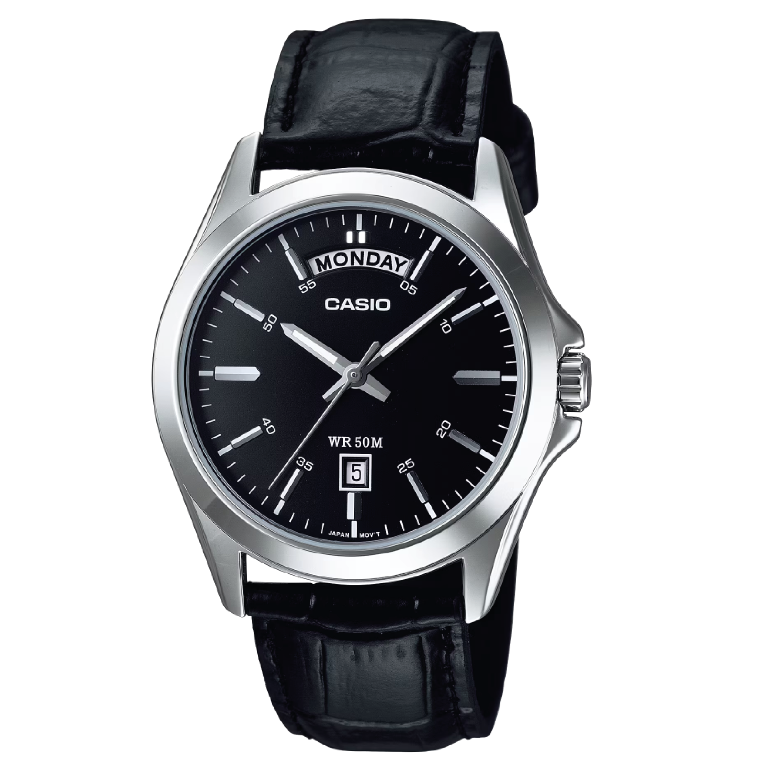Reloj Casio MTP-1370L-1AV análogo con correa de cuero