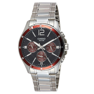 Reloj Casio MTP-1374D-5AV análogo metalizado
