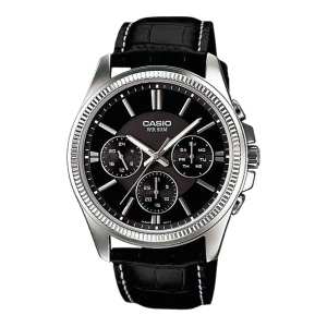 Reloj Casio MTP-1375L-1AV análogo con correa de cuero