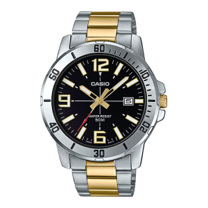 Reloj Casio MTP-VD01SG-1BV metalizado dorado y plateado